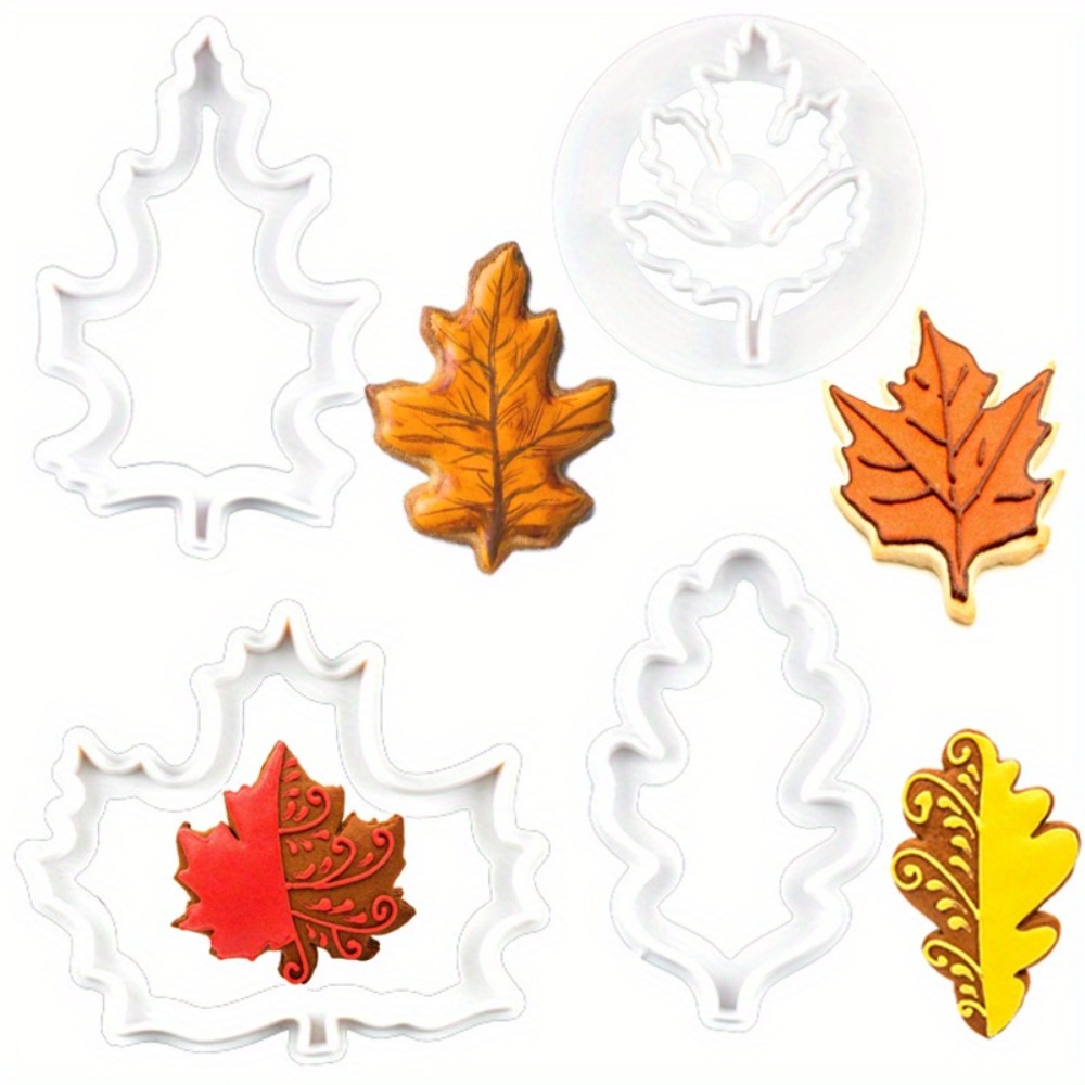 Cookies Pack - Lot de 4 emporte-pièces Feuilles d'automne