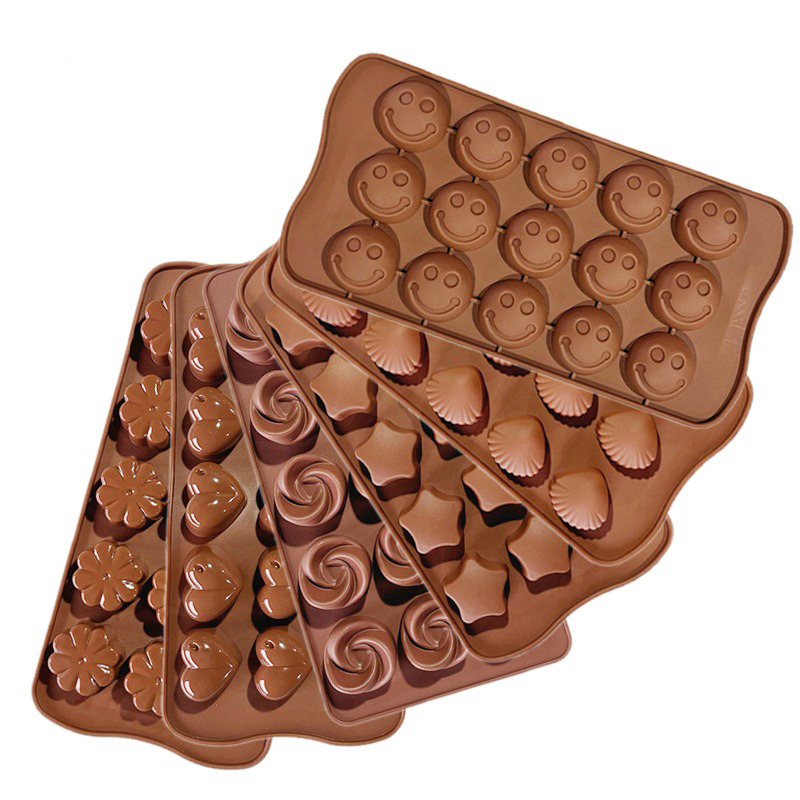 Gummy Candy - Moules à chocolat en silicone, antiadhésifs,