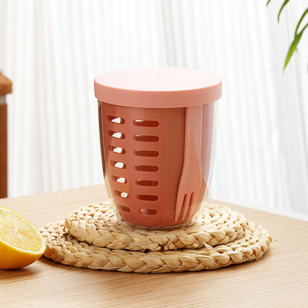 Grand saladier avec fourchette - Healthy Snacks Food avis et prix