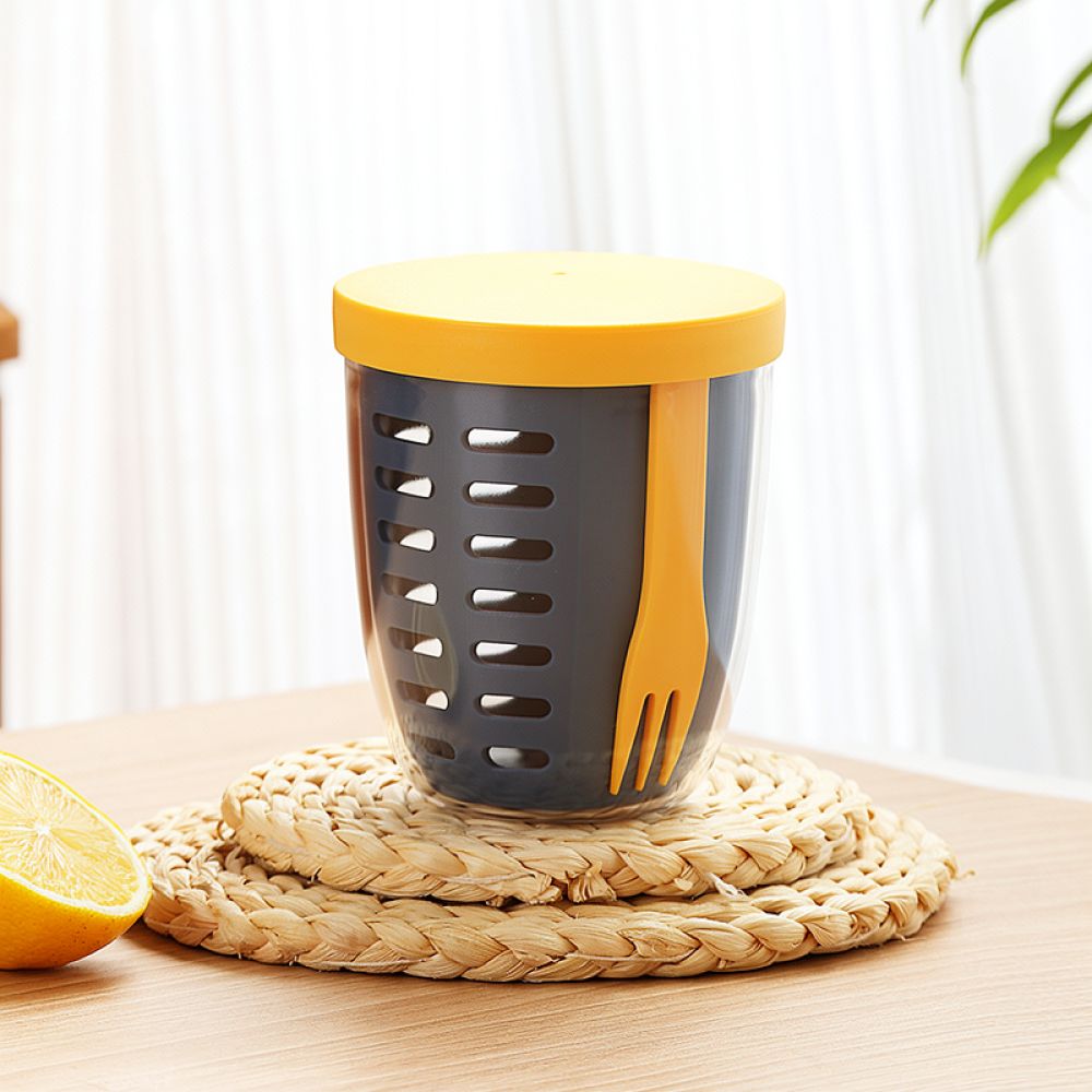 Grand saladier avec fourchette - Healthy Snacks Food avis et prix