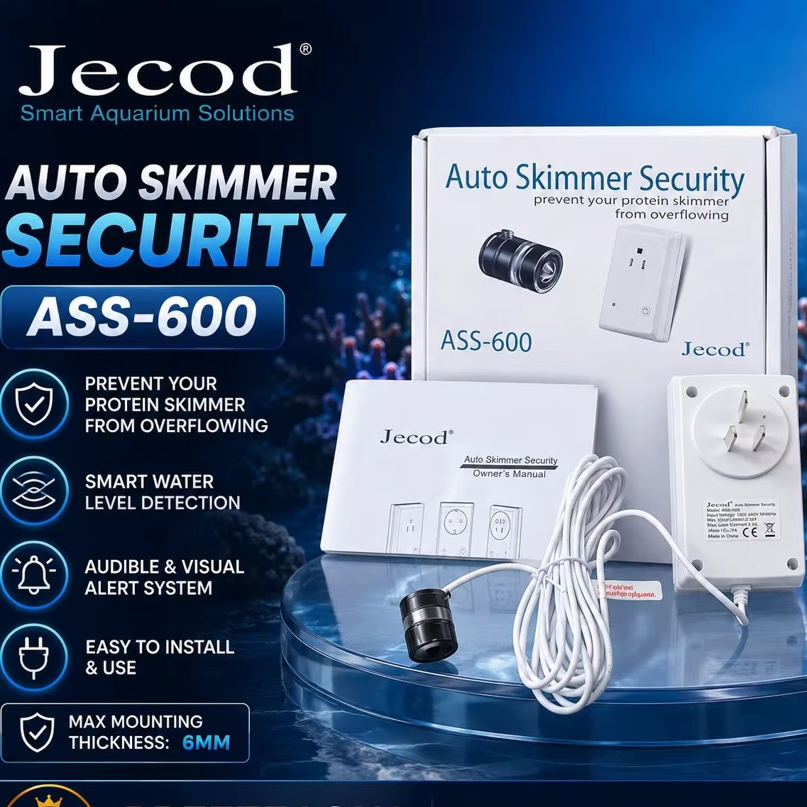 Jebao ASS-600 220V Écumeur aut - Seaweed Snack avis et prix